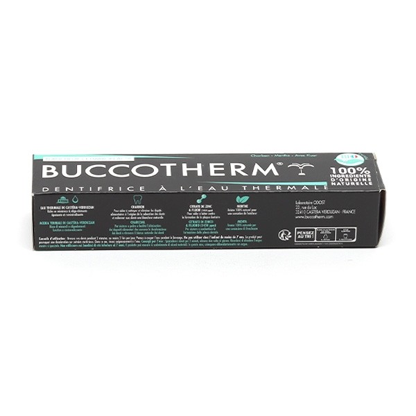 Buccotherm dentifrice charbon