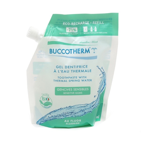 Buccotherm Gel dentifrice Gencives sensibles bio rechargeable