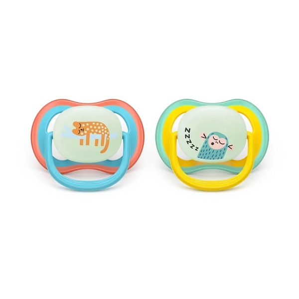 Avent Ultra Air sucette symétrique Nuit +18 mois