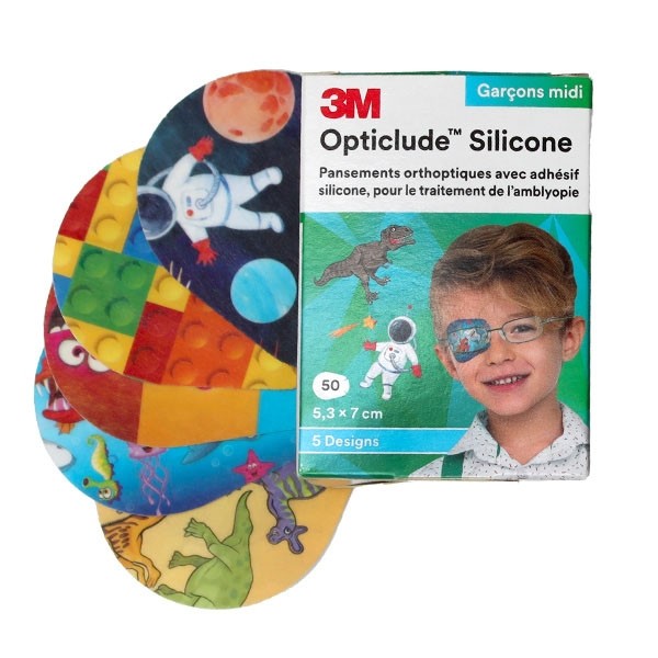 3M Opticlude Silicone pansement orthoptique x 50