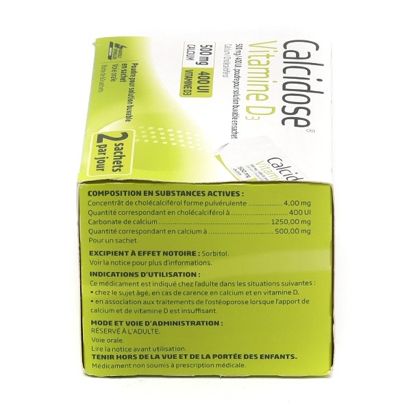 Calcidose Vitamine D3 sachets