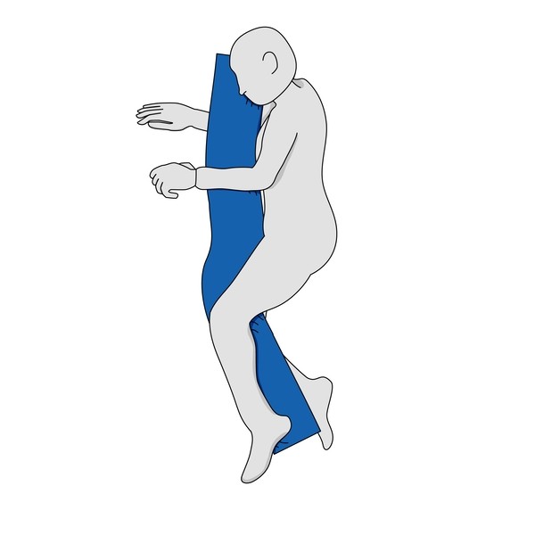 Cale de décubitus latéral microbilles