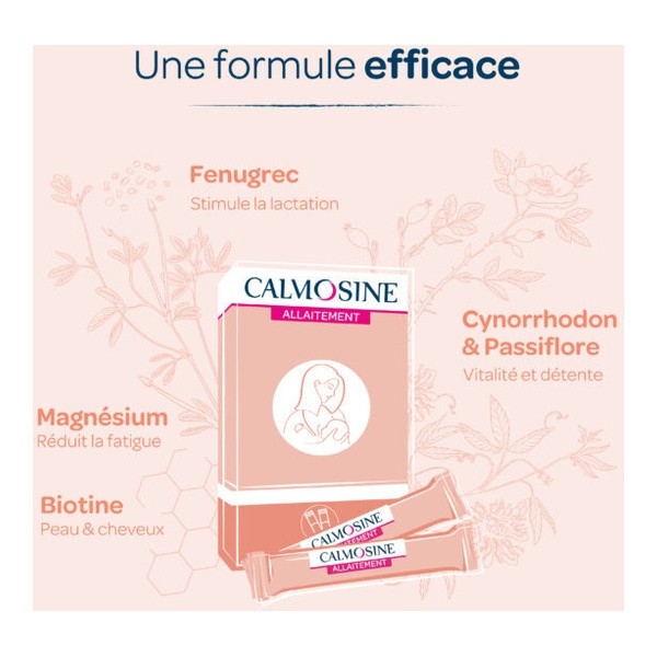 Calmosine allaitement boisson unidoses