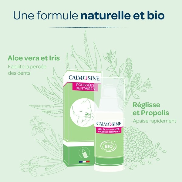 Calmosine Gelée apaisante poussées dentaires bio