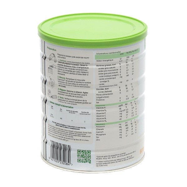 Capricare Lait de chèvre 3e âge Croissance