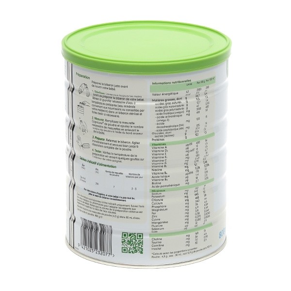 Capricare lait de chèvre 2e âge