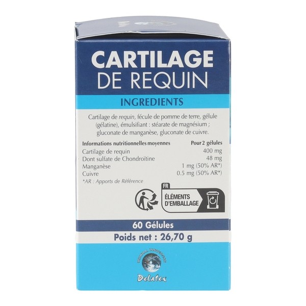 Delatex cartilage de requin gélules