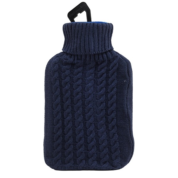 Bouillotte à eau en caoutchouc Adulte avec housse