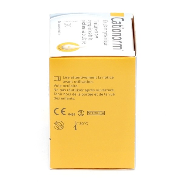 Cationorm émulsion ophtalmique unidoses