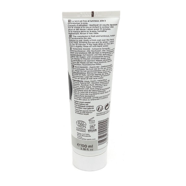 Cattier Masque argile noire bio