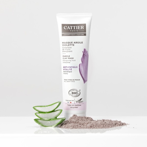 Cattier Masque Argile Violette Bio
