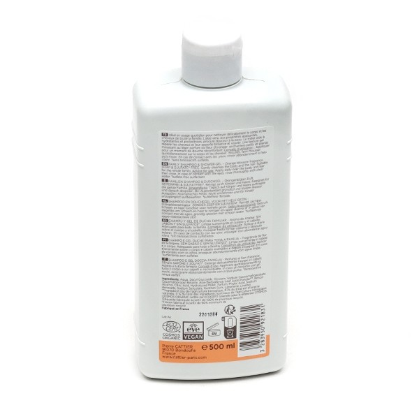 Cattier Gel moussant familial Fleur d'oranger Bio