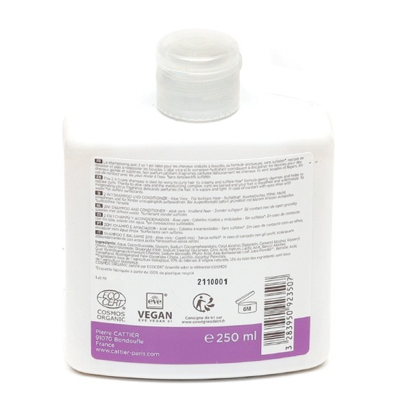 Cattier Shampooing Soin Aloe vera Bio