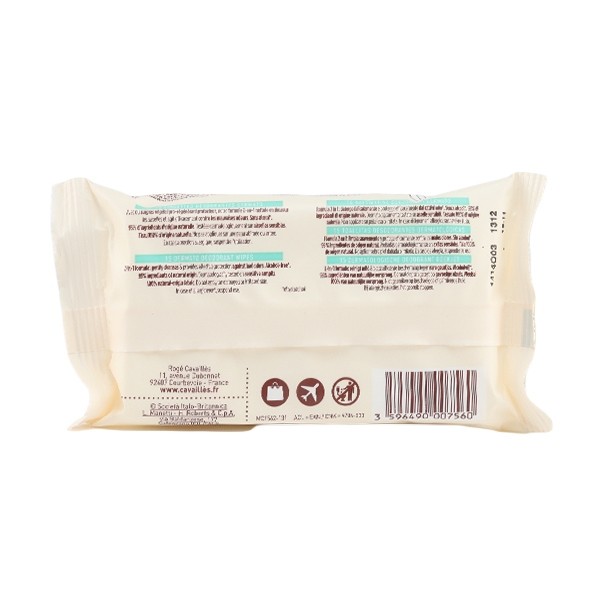 Cavaillès Lingettes déodorantes Dermato 48h