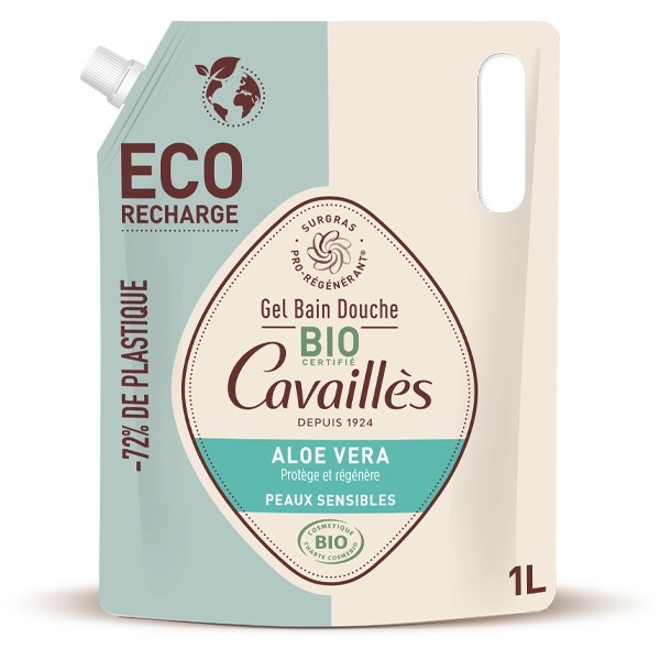 Cavaillès Gel bain douche Aloe Vera Bio