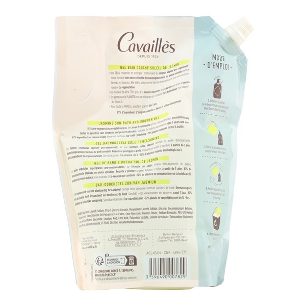 Cavaillès Gel bain douche Soleil de Jasmin