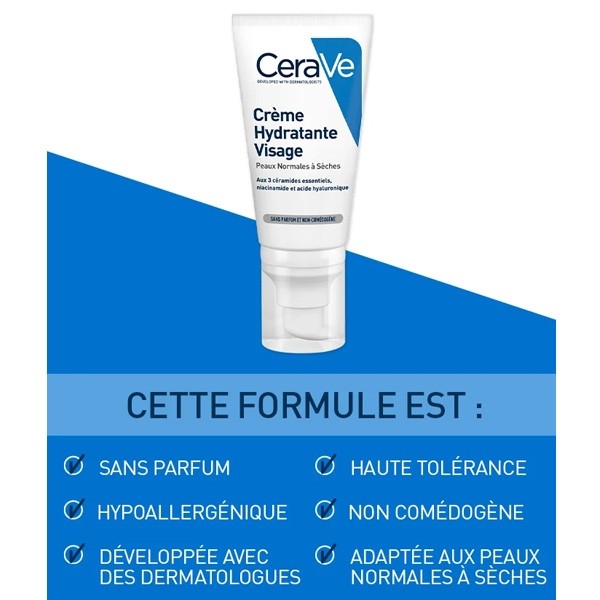 CeraVe crème hydratante visage