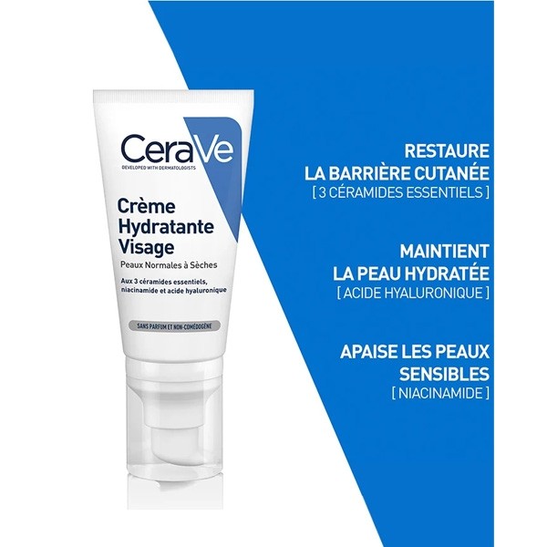 CeraVe crème hydratante visage