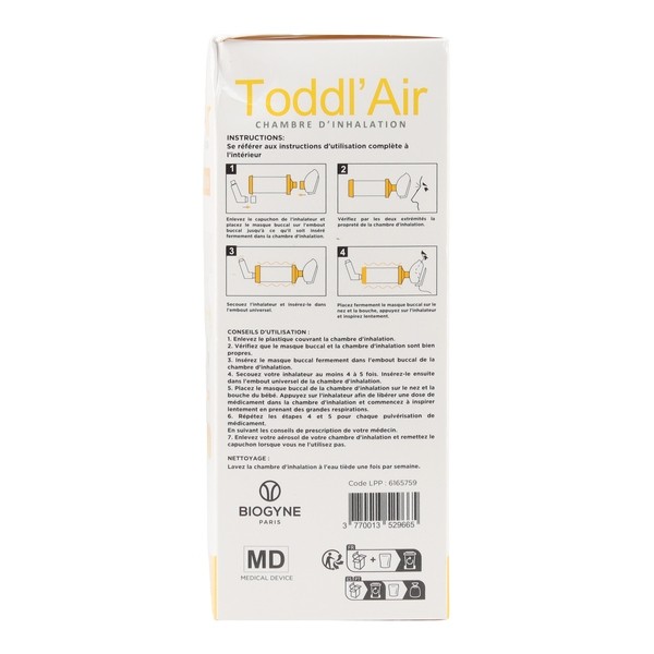 Chambre d'inhalation Toddl Air  de 1 à 5 ans