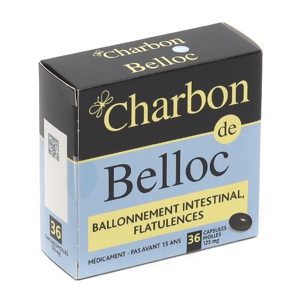Charbon de Belloc capsule Ballonnement