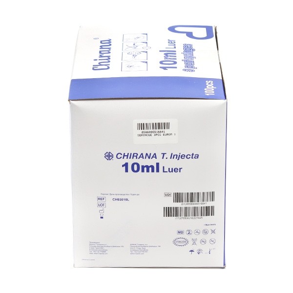 Seringue stérile 3 pièces