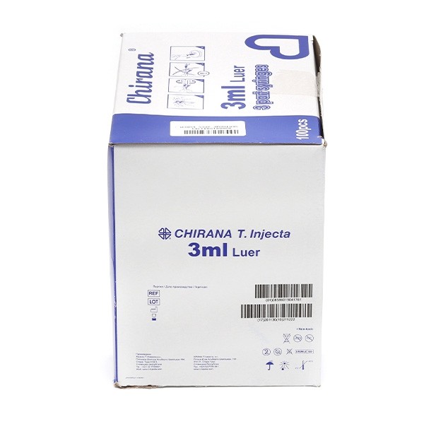 Seringue stérile 3 pièces