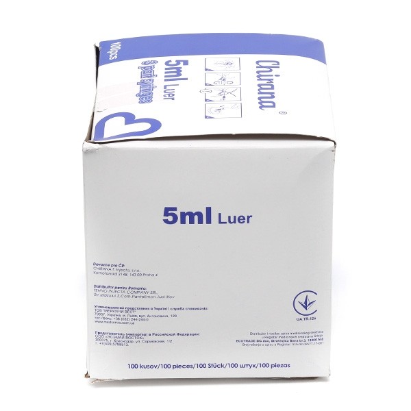 Seringue stérile 3 pièces