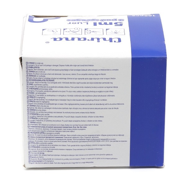 Seringue stérile 3 pièces