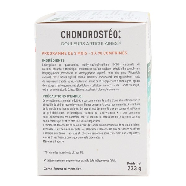 Chondrostéo+ Douleurs articulaires comprimés
