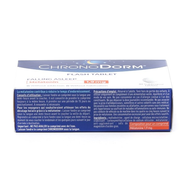 ChronoDorm Mélatonine 1,9 mg comprimés