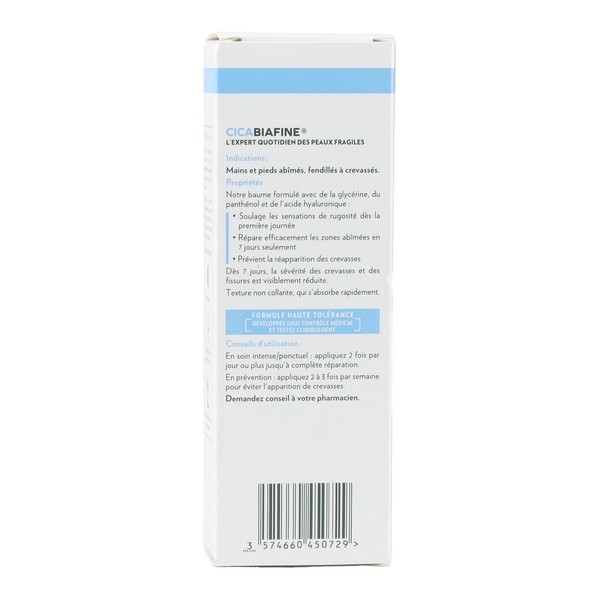 Cicabiafine baume réparateur crevasses