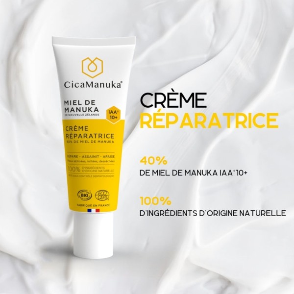 CicaManuka Crème réparatrice bio