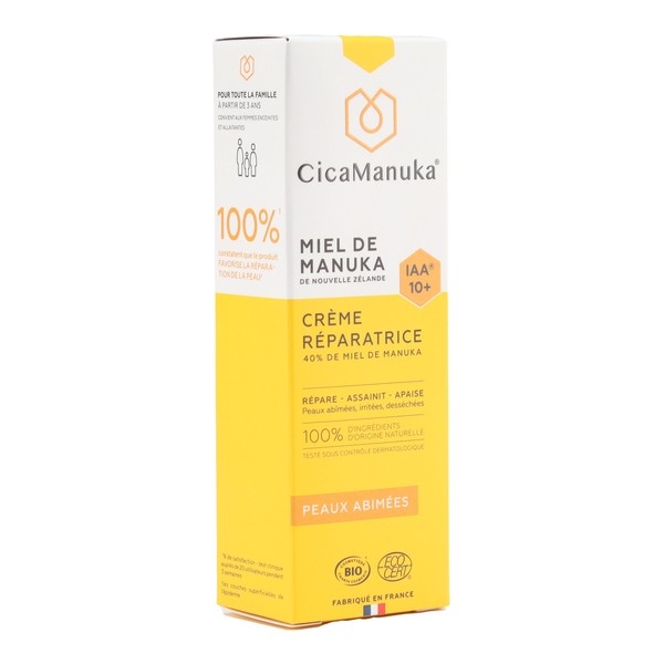 CicaManuka Crème réparatrice bio