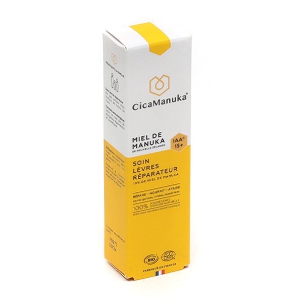 CicaManuka soin lèvres réparateur bio