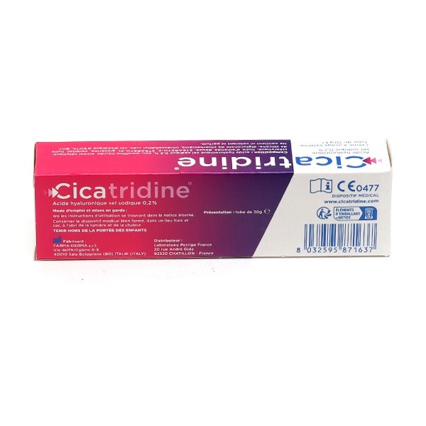 Cicatridine crème à l'acide hyaluronique