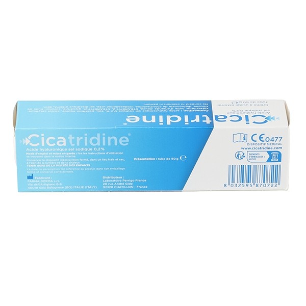 Cicatridine crème à l'acide hyaluronique