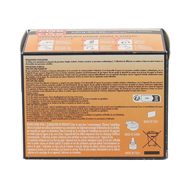 Cinq sur Cinq diffuseur double usage