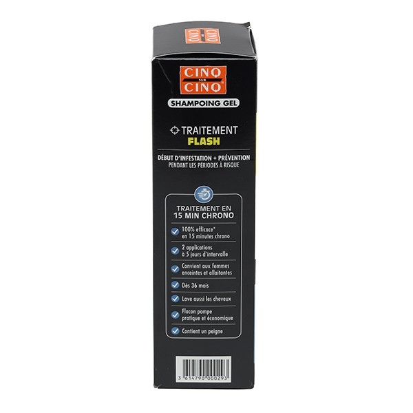 Cinq sur Cinq shampoing gel anti poux