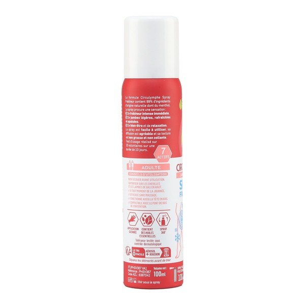 Circulymphe Jambes légères Spray fraicheur