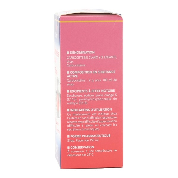 Clarix expectorant enfants sirop