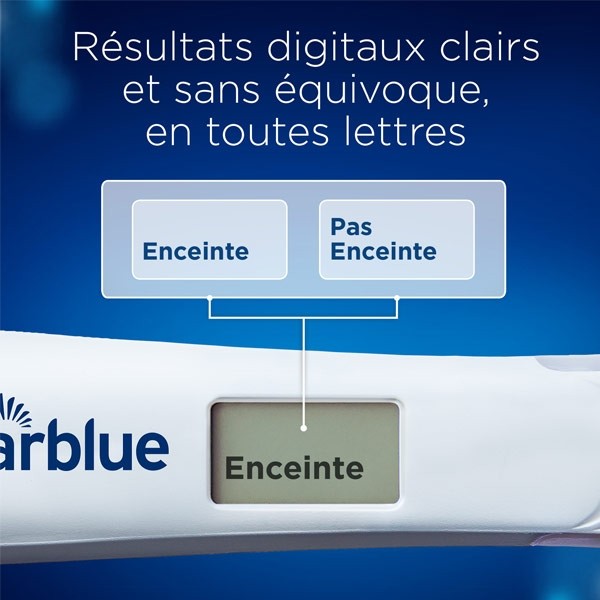 Clearblue Test de grossesse digital précoce