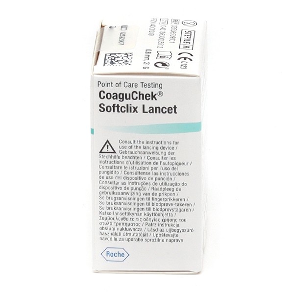CoaguChek Softclix Lancet lancettes stériles