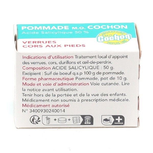 Pommade Cochon verrue