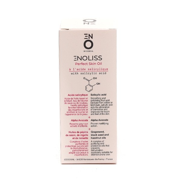 Codexial Enoliss Perfect Skin Oil huile lissante anti-imperfections