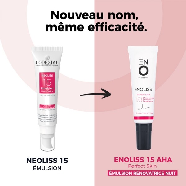 Codexial Enoliss Perfect skin 15 AHA émulsion rénovatrice nuit