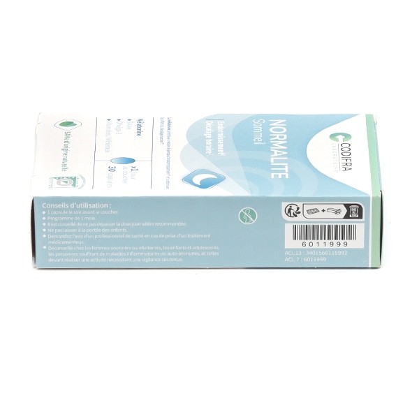 Codifra Normalite Sommeil capsules