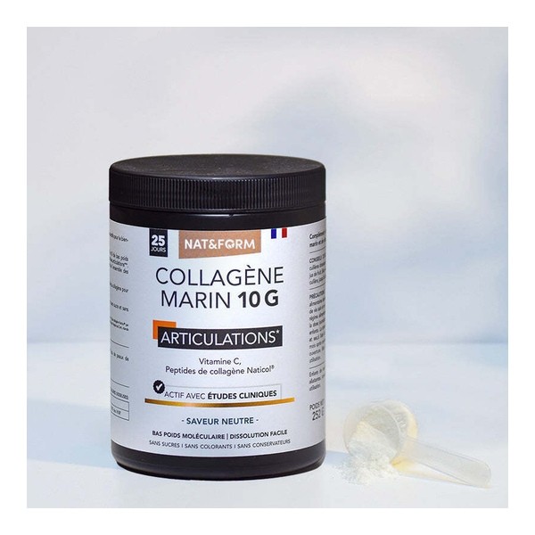 Nat et Form Collagène marin Articulations poudre
