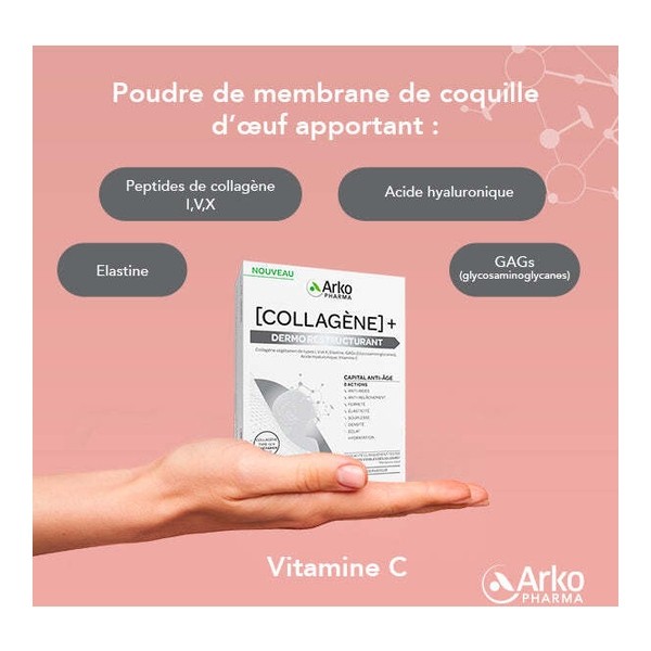 Arkopharma Collagène+ Dermo restructurant