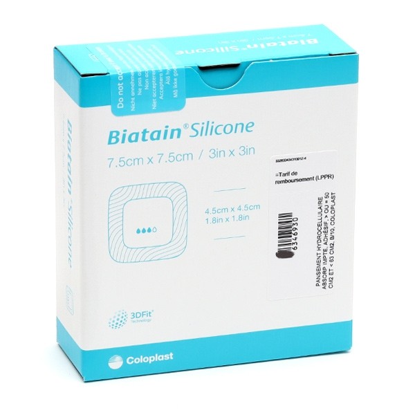 Biatain Silicone pansement adhésif siliconé
