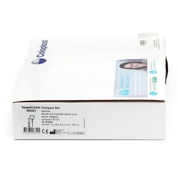 Coloplast Speedicath compact set de sondage urinaire Homme